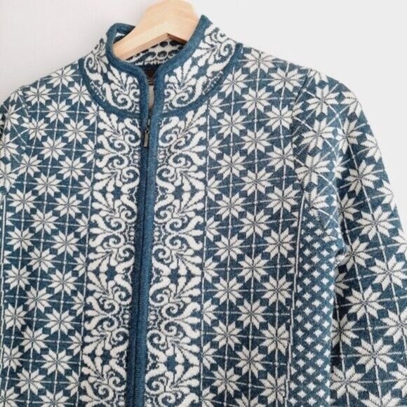 CLASSIC ALPACA | 100% Baby Alpaca Peruvian Highland Full-Zip Cardigan Sweater S - Picture 6 of 15